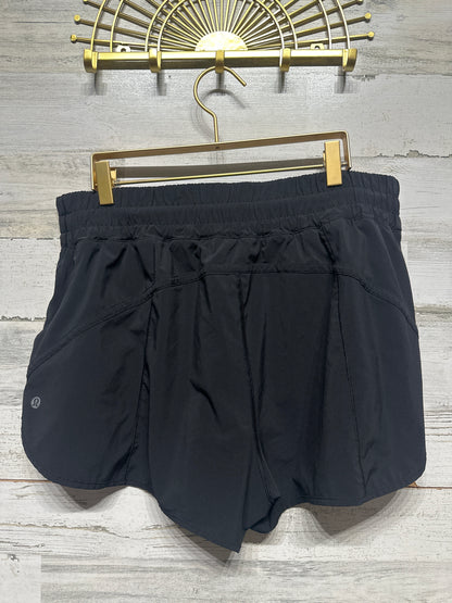 Women’s Size 16 Lululemon Black Athletic Shorts With Zip Pocket - Good Used Condition*