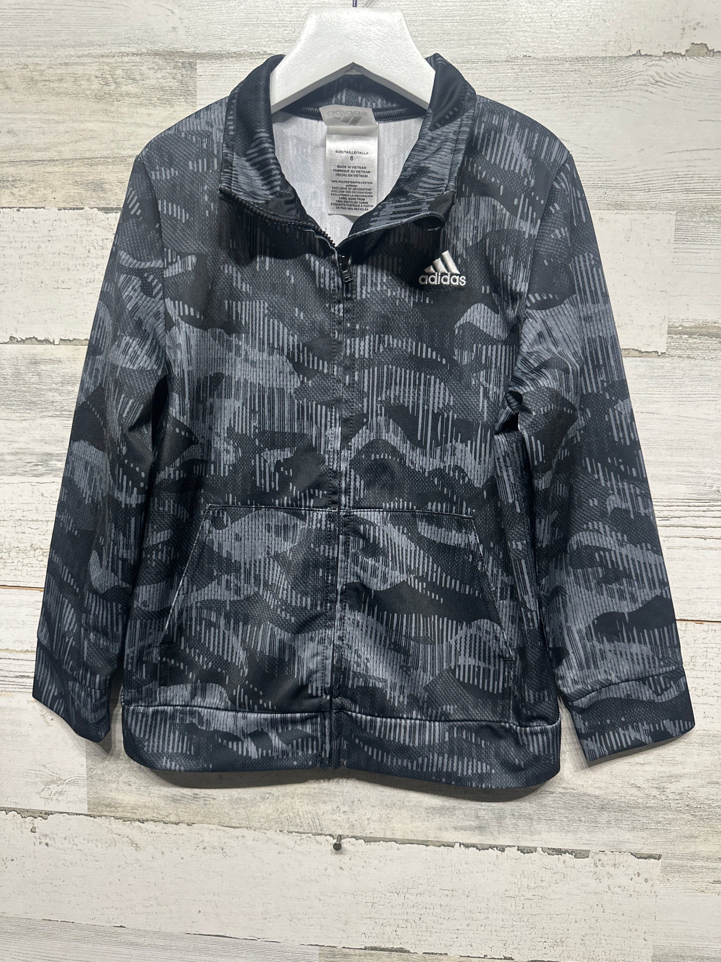 Boys Size 6 Adidas Full Zip Jacket - Very Good Used Condition
