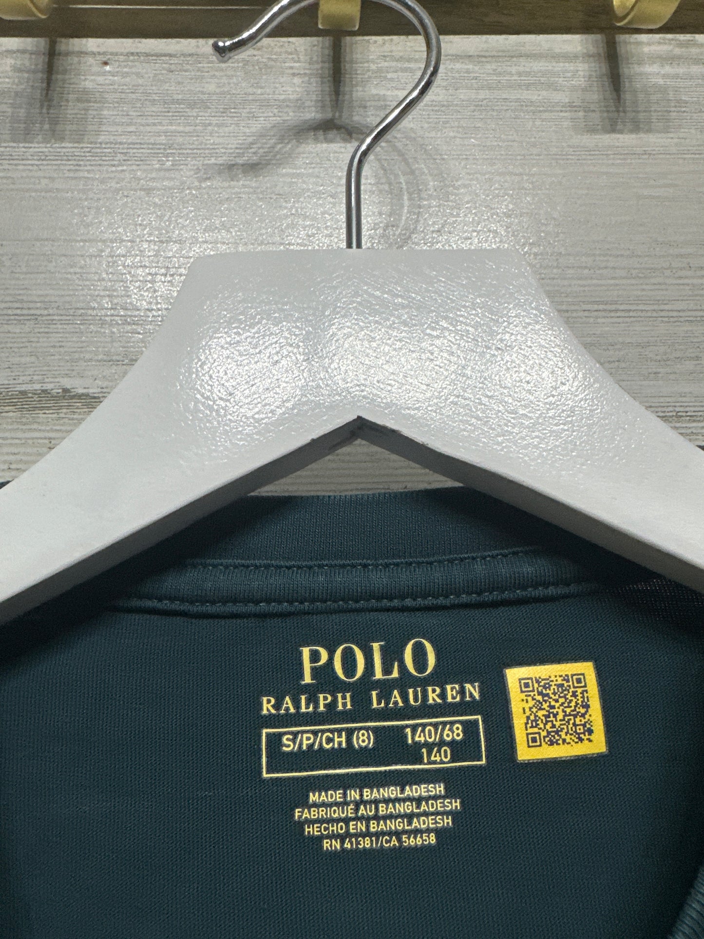 Boys Size 8 (Small) Polo Ralph Lauren Dark Green T-Shirt - Very Good Used Condition