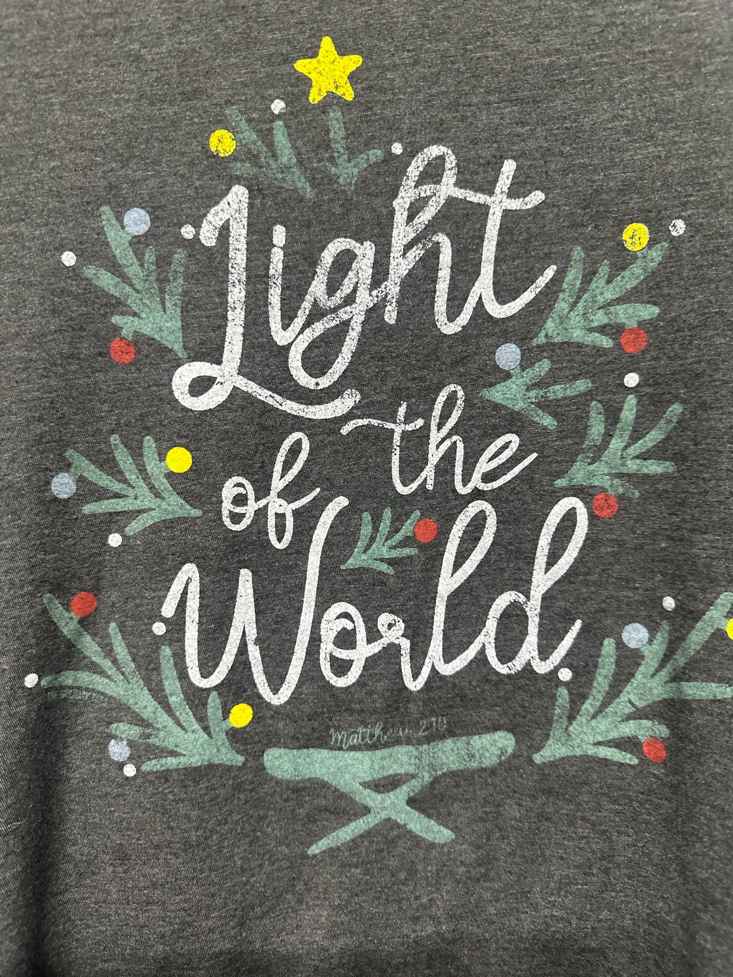 Women’s Size Small Light Of The World Holiday Long Sleeve Shirt - Very Good Used Condition