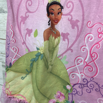 Girls Size 6x (Small) Disney Princess Tiana Nightgown - Good Used Condition