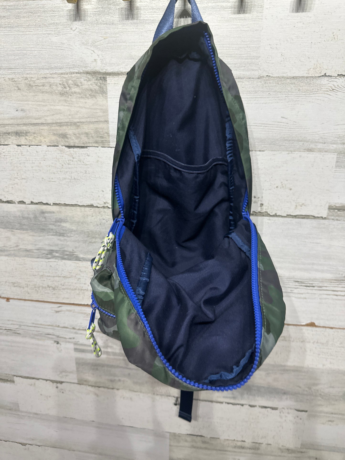 J. Crew Kids Camo Backpack - Very Good Used Condition