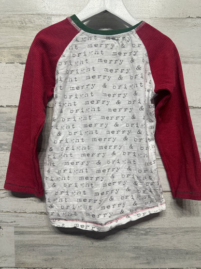 Size 4t/5t Mud Pie Holiday Reindeer Applique Shirt - Good Used Condition