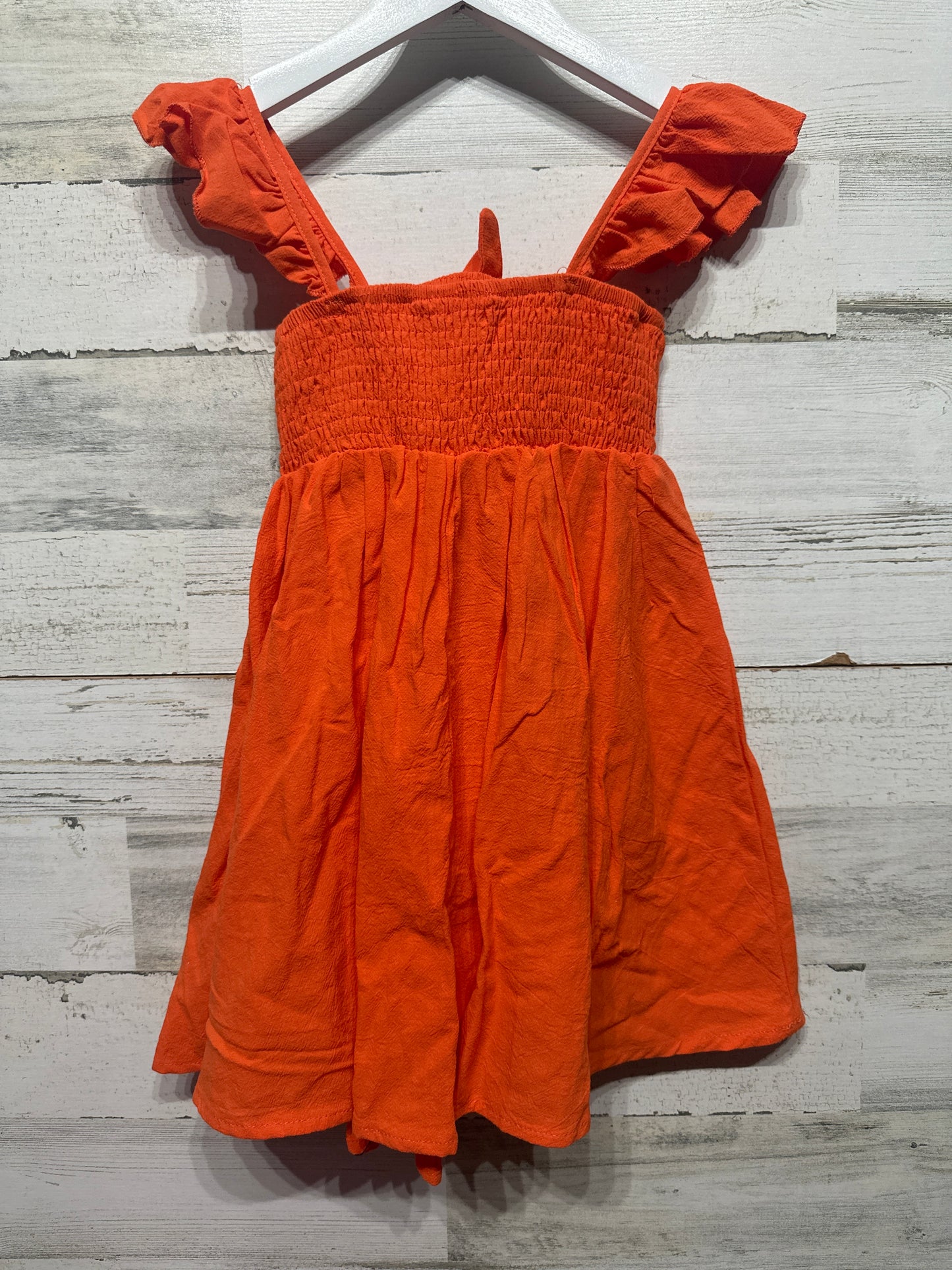 Girls Size 5 Shein Orange Dress - Good Used Condition