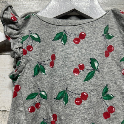 Girls Size 6-12m Gap Cherry Romper - Very Good Used Condition