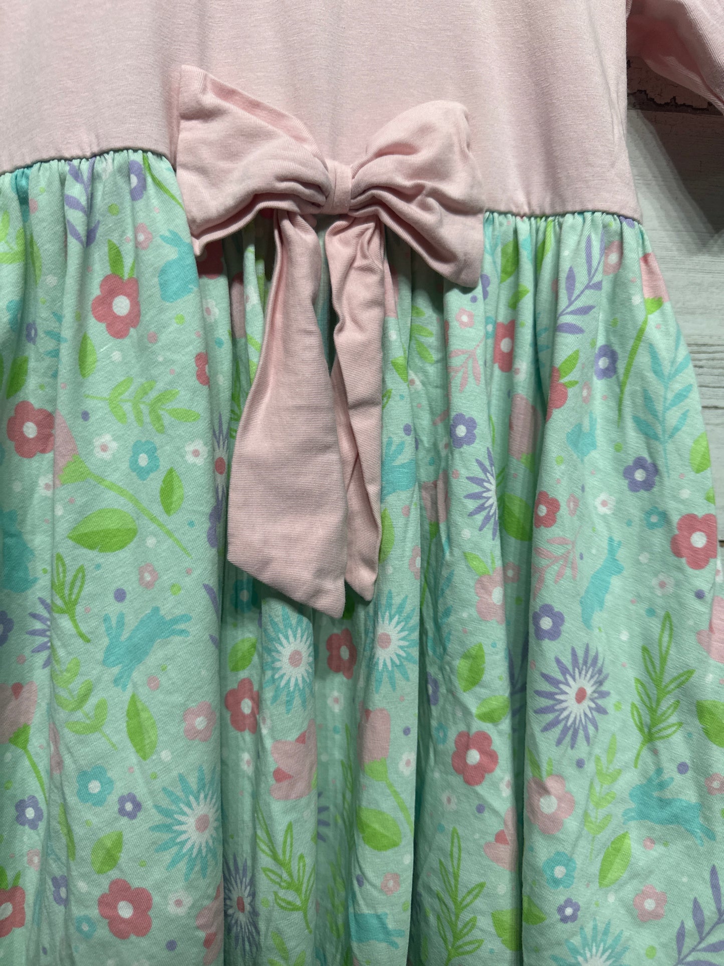 Girls Size 5 RuffleButts Bunny Floral Dress - Very Good Used Condition