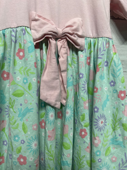 Girls Size 5 RuffleButts Bunny Floral Dress - Very Good Used Condition