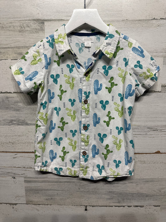 Mud Pie Cactus Shirt Toddler Boy Size 4t/5t GUC