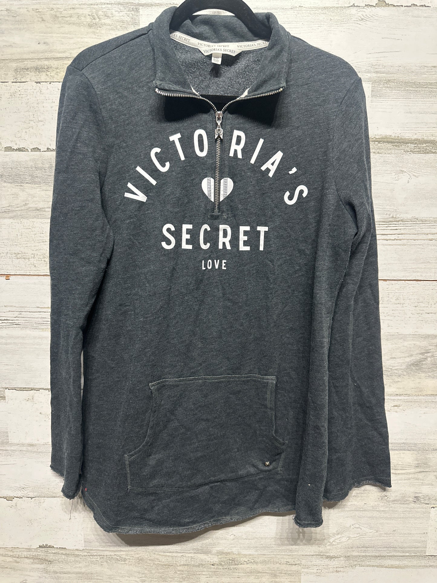 Women's Size Large Victoria's Secret Quarter Zip Pullover - Very Good Used Condition