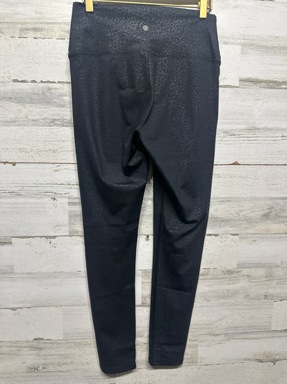 Women's Size Medium Jala Black Leopard Active Leggings - Very Good Used Condition
