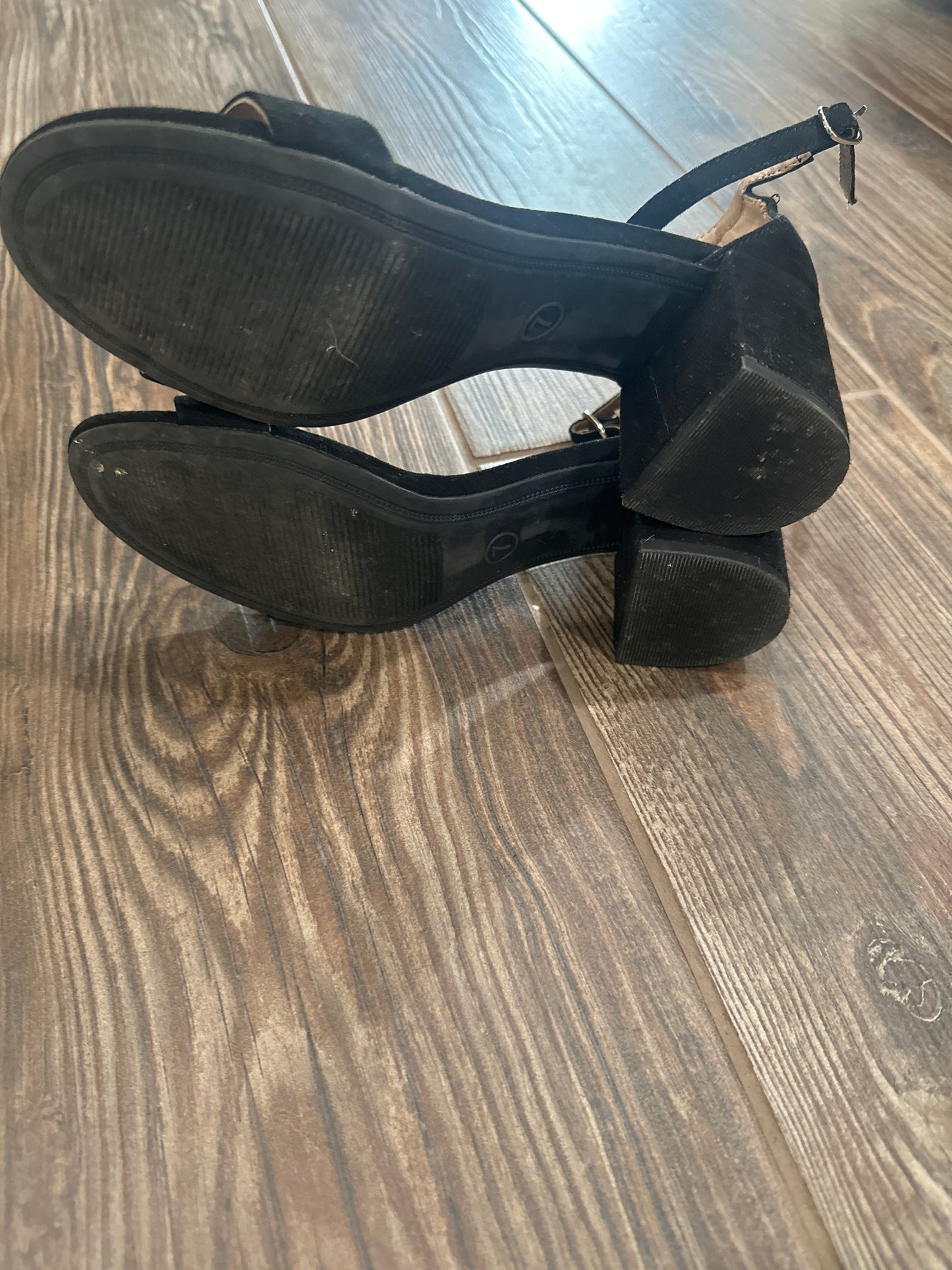 Women’s Size 7 A New Day Black Heels - Good Used Condition