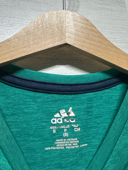 Boys Size 8 Adidas Green Shirt - Good Used Condition*