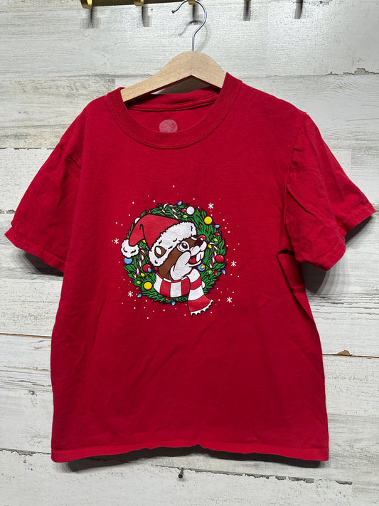 Buc-ee's Holiday T-Shirt - Size Youth Medium  - Very Good Used Condition