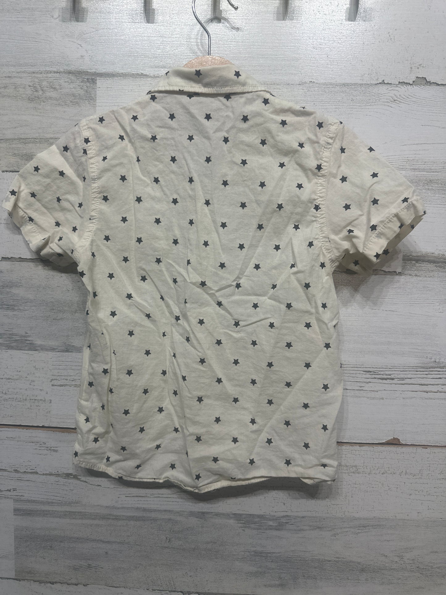 Boys Preowned Size 4t H&M Star Button Up Shirt - Very Good Used Condition