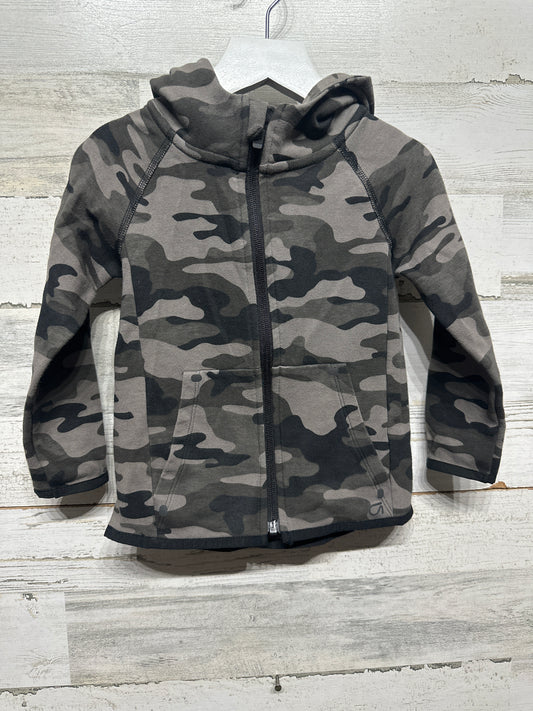Boys Size 2 Years Gap Fit Camo Hooded Jacket - Very Good Used Condition