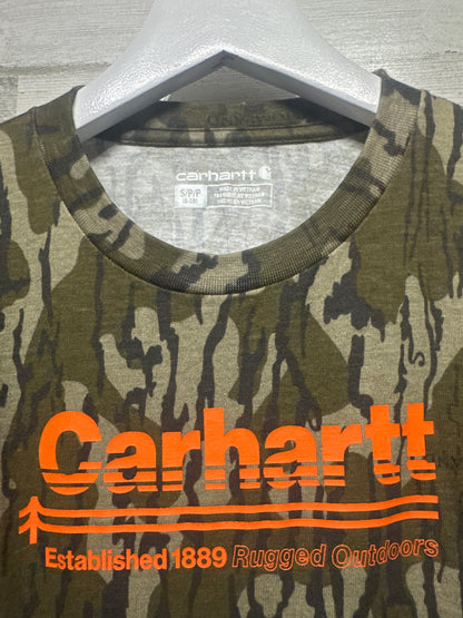 Carhartt Boys Small 8-10 Camo T-Shirt VGUC