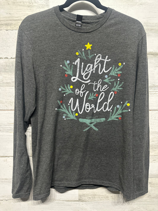 Women’s Size Small Light Of The World Holiday Long Sleeve Shirt - Very Good Used Condition