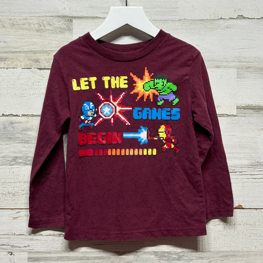 Boys Size XS Marvel Avengers Let The Games Begin Shirt - Good Used Condition