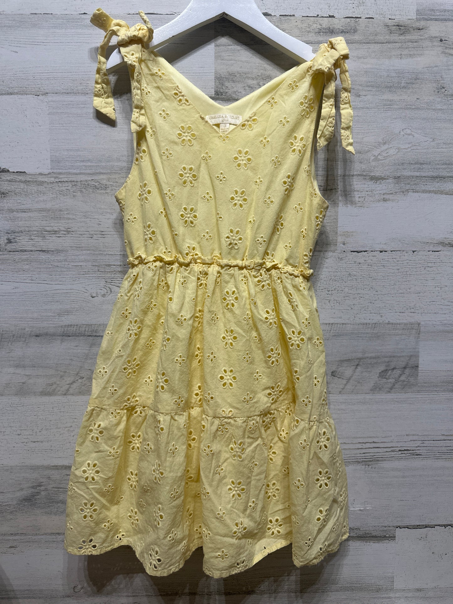 Girls Preowned Size Small Chelsea and Violet Yellow Dress - Very Good Used Condition