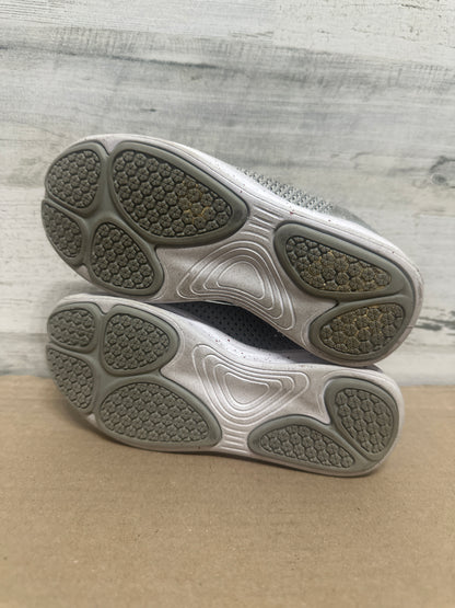 Size 13 (Little Kid) Magellan Grey Slip On Shoes - Good Used Condition