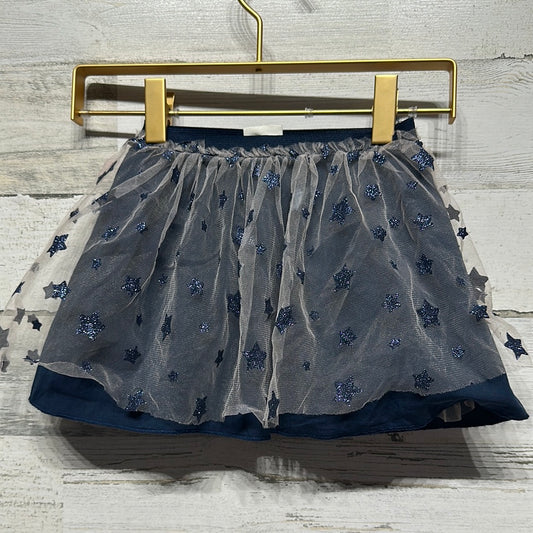 Girls Size 18-24m Zara Blue Star Skirt - Good Used Condition