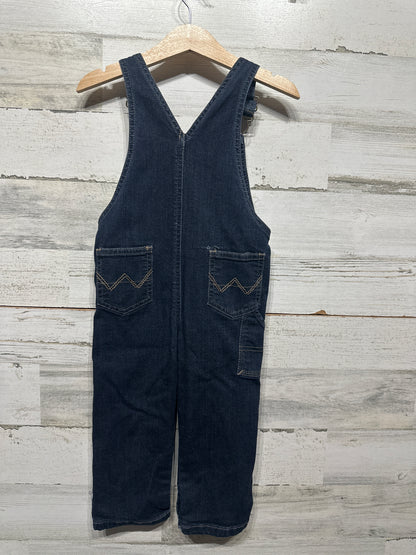 Boys Preowned Size 24m Wrangler Denim Overalls - Play Condition*