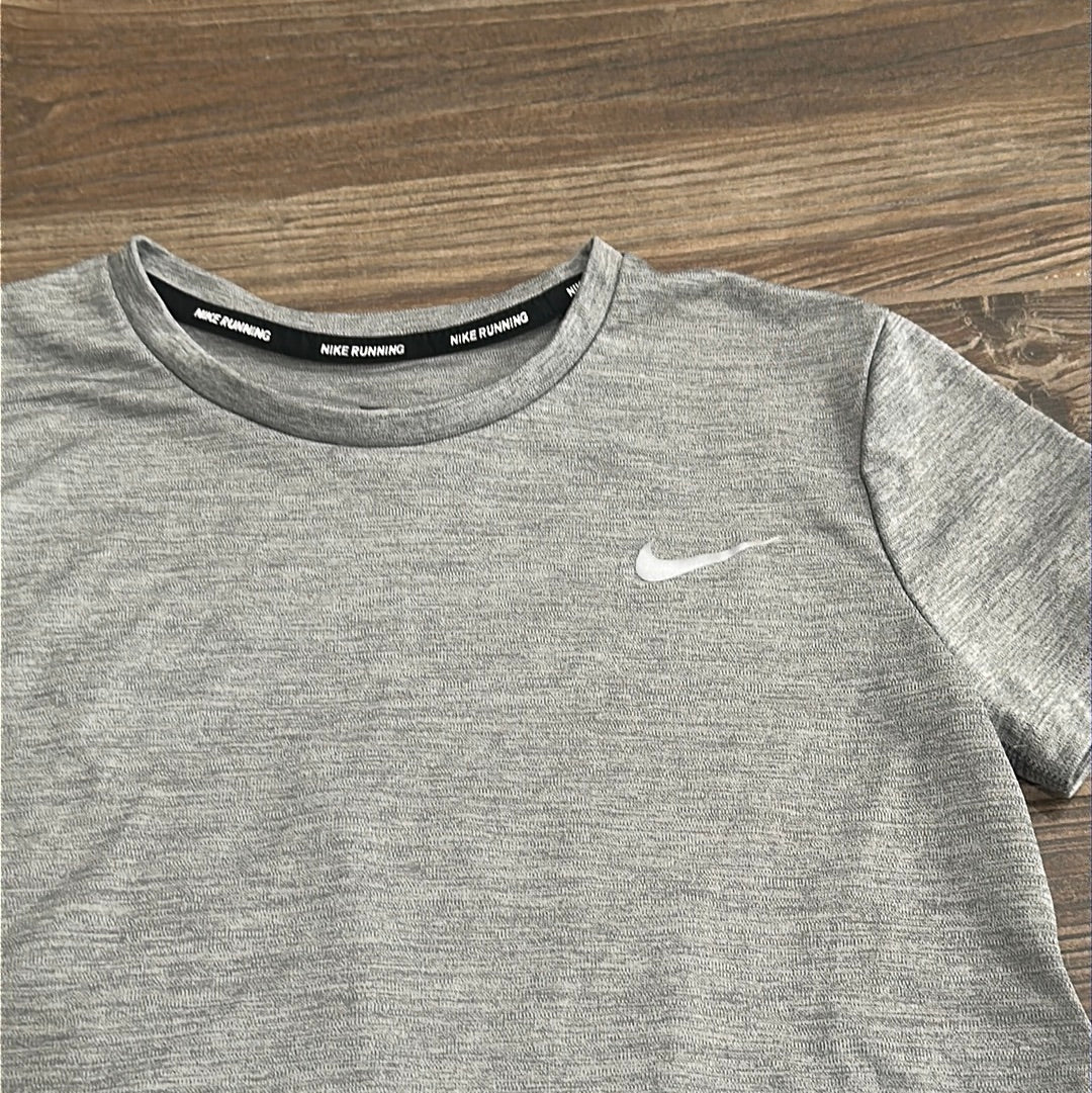 Women's Small Nike Running Drifit Grey Shirt - Very Good Used Condition