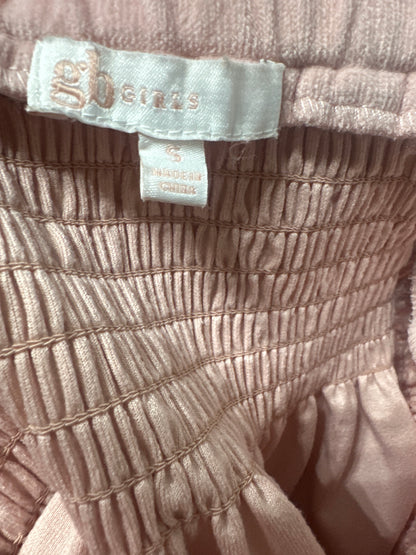 Size Small (7) GB Girls Pink Cord Skirt - Very Good Used Condition