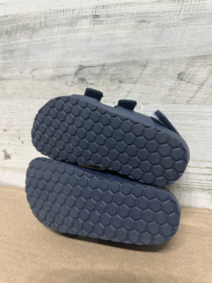 Size 9 (Toddler) Cat and Jack Navy Blue Sandals - Very Good Used Condition