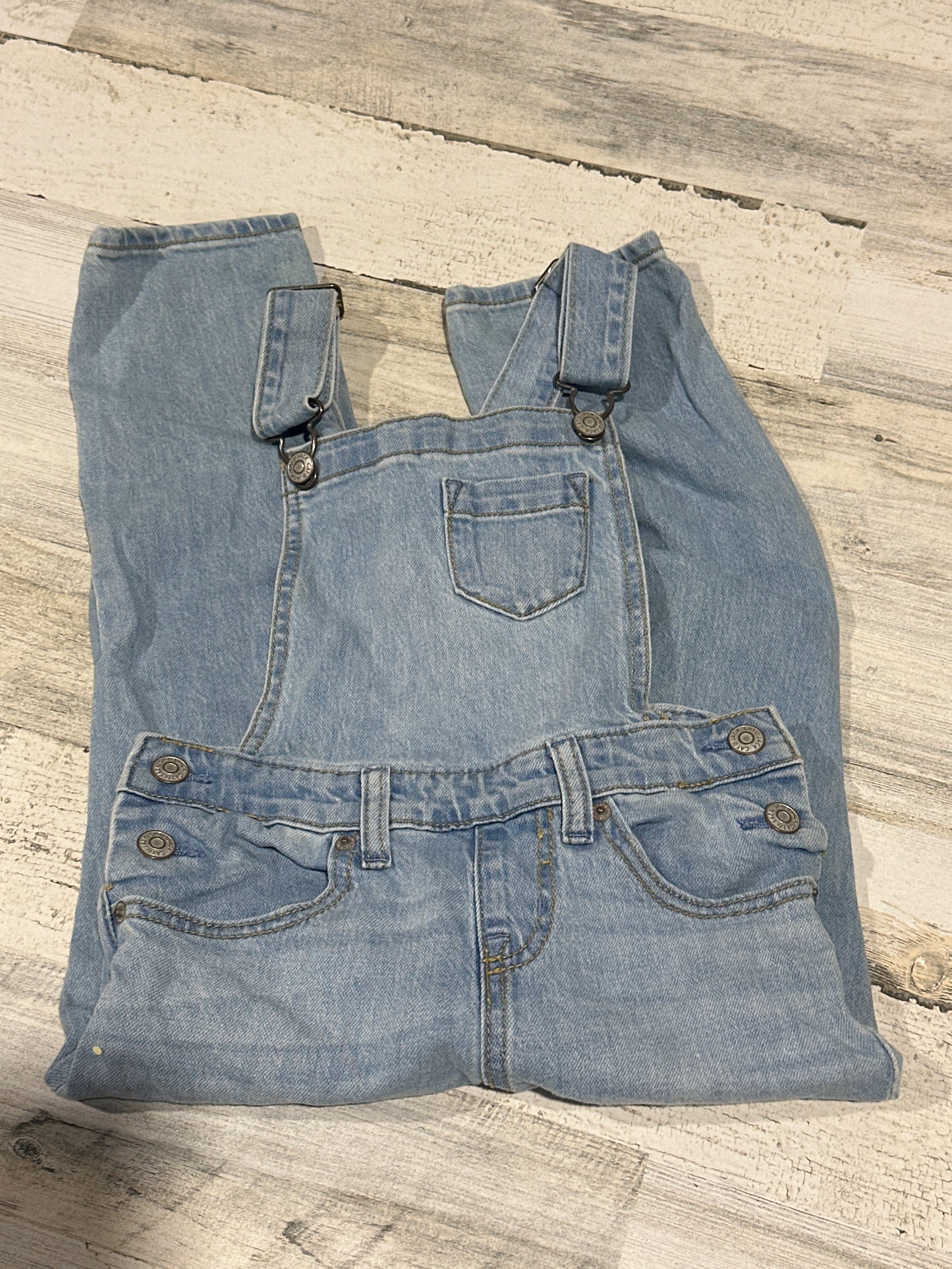 Overalls Sequin Distressed - Cat and Jack - Girls Size Small 6-7 - Very Good Used Condition