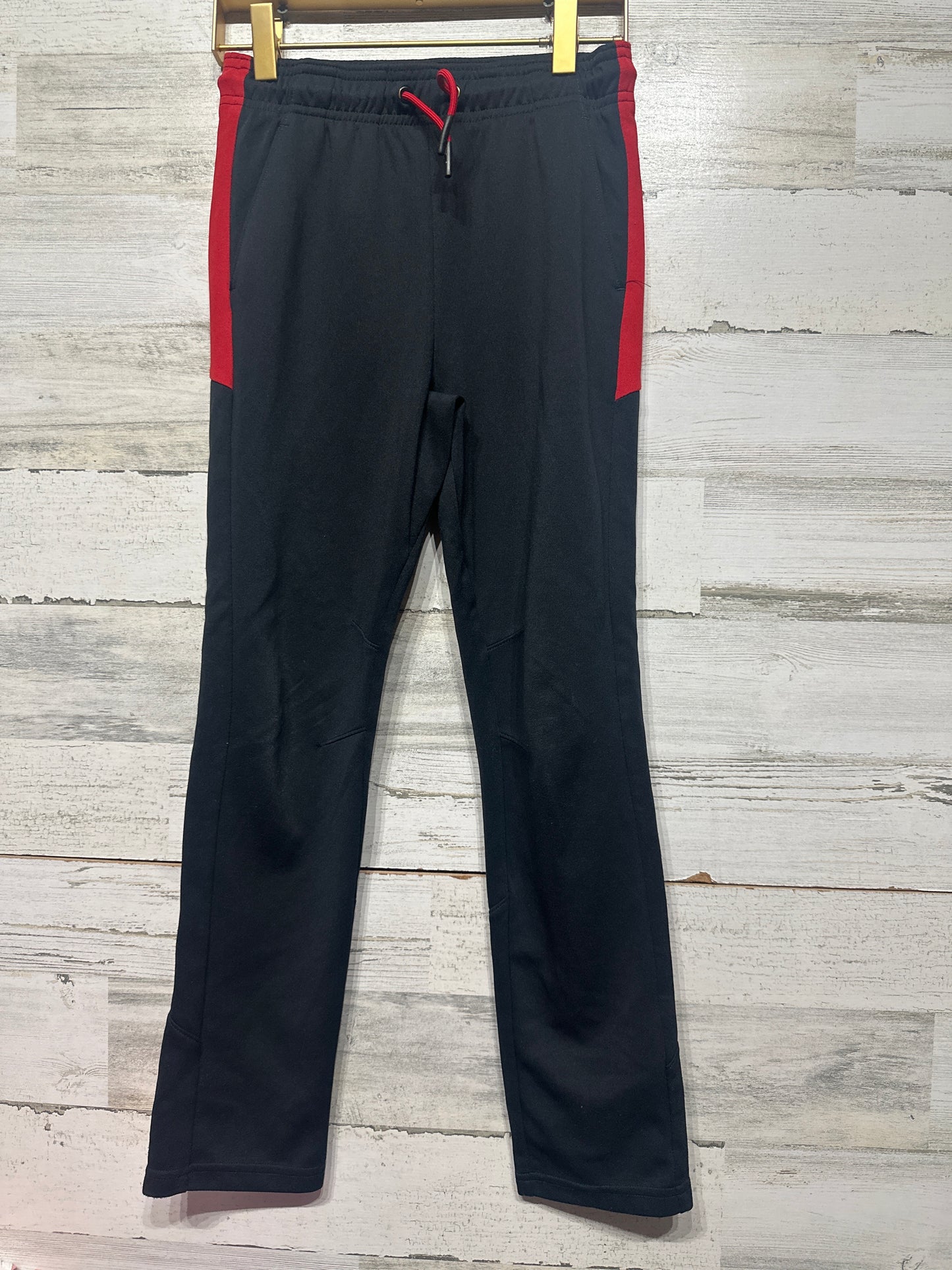 Boys Preowned Size 8-10 Medium All In Motion Black and Red Active Pants - Play Condition**