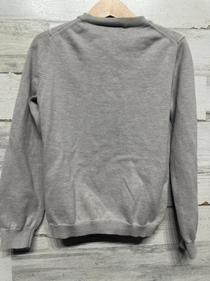Girls Size 8-9 Medium Crewcuts Grey Cardigan - Very Good Used Condition