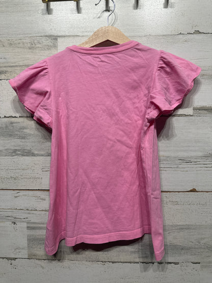 Girls Preowned Size 8-9 Medium Crewcuts Pink Shirt - Very Good Used Condition