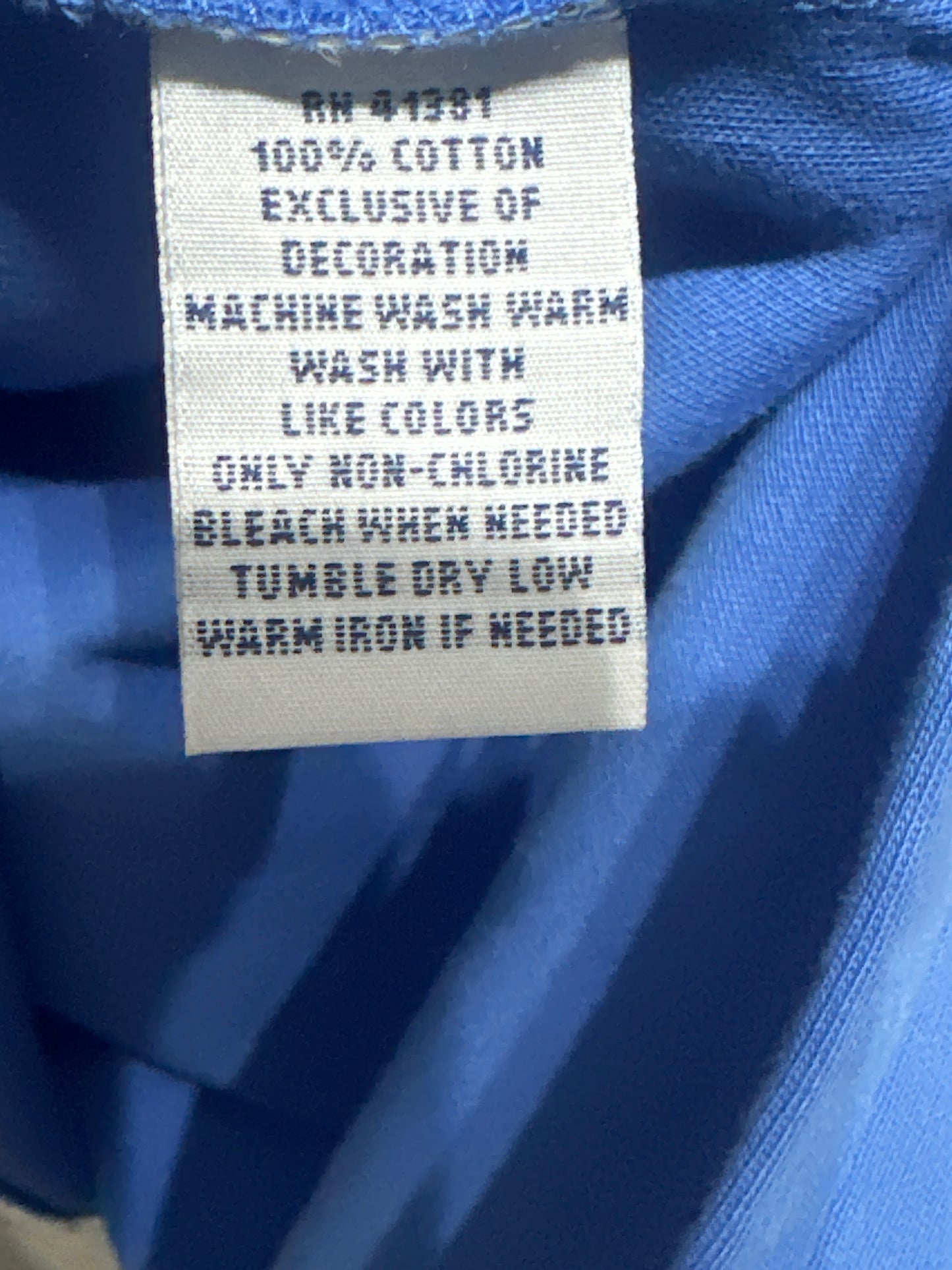 Polo Ralph Lauren Men’s Medium 100 % Cotton Polo Shirt Blue NWOT