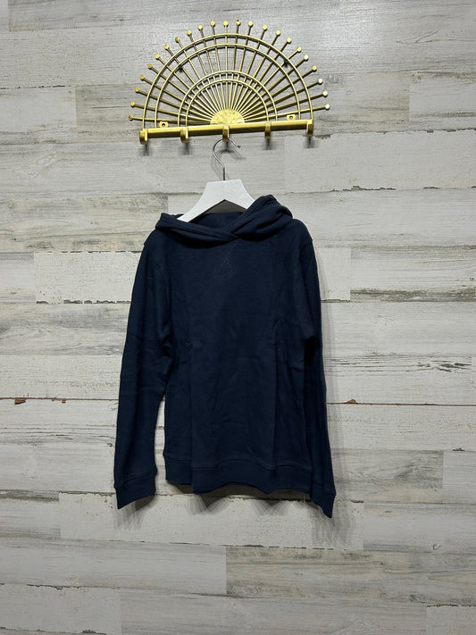 Boys Size 8 Kate Quinn Navy Thermal Hooded Shirt - New With Tags