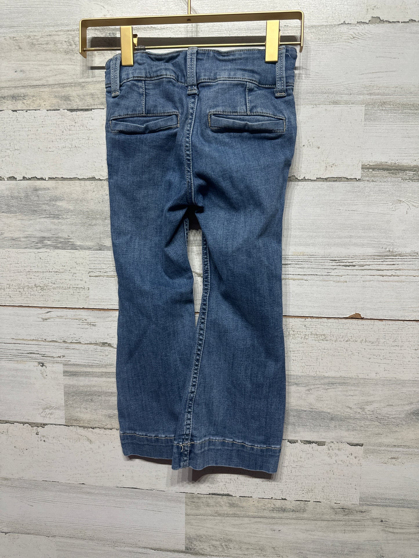 Girls Size 4 Thereabouts Adjustable Waist Flare Jeans - Very Good Used Condition