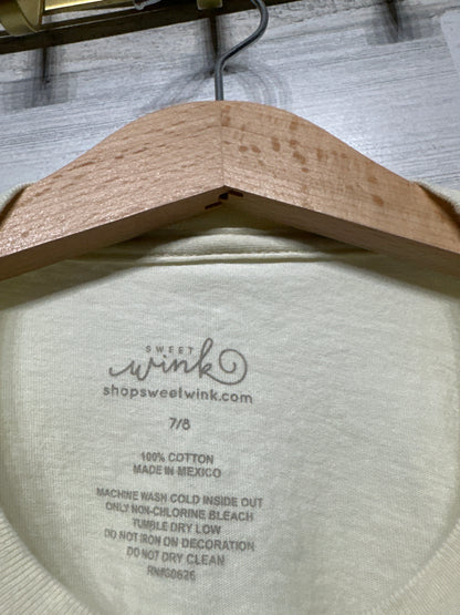 Size 7/8 Sweet Wink Let Freedom Rawr Dino T-Shirt - Very Good Used Condition