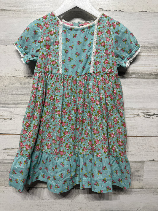 Mini Boden Floral Dress Girls Size 2-3 Years VGUC