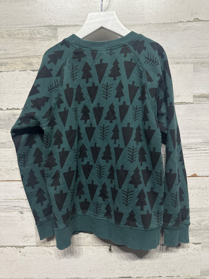 Hanna Andersson Green Tree Sweatshirt - Kids Size 8 (130cm) - Very Good Used Condition