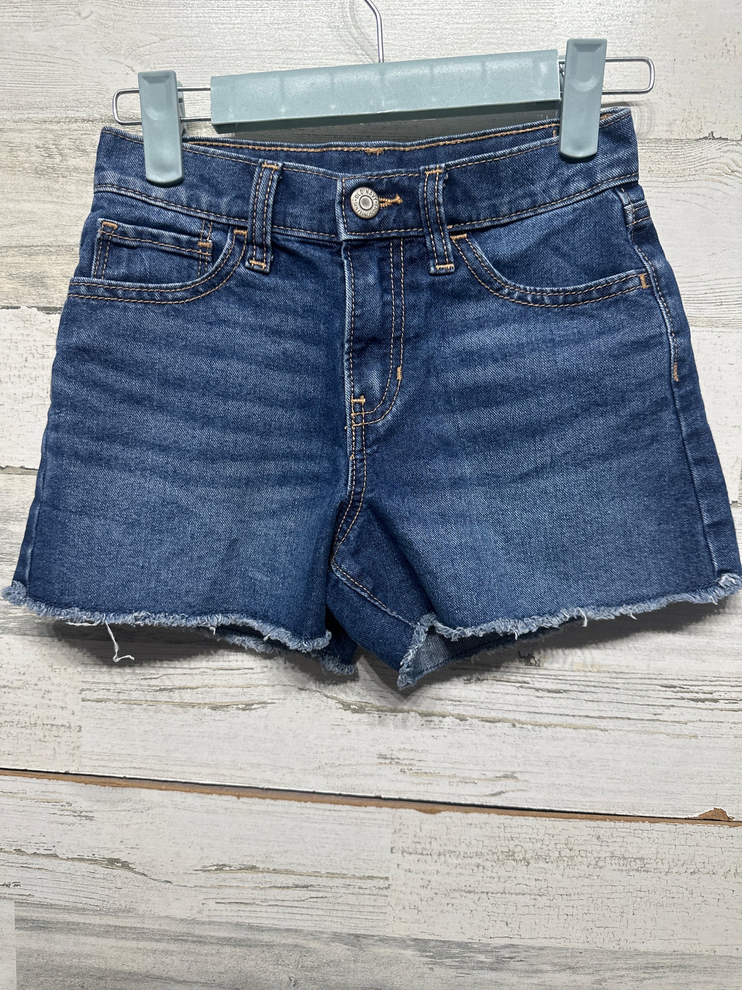 Denim Shorts Old Navy High Rise Girls 8 Adjustable Waist VGUC