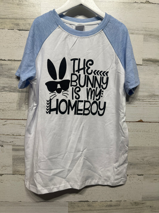 Boys Size 7-8 The Bunny Is My Homeboy Shirt - New Without Tags