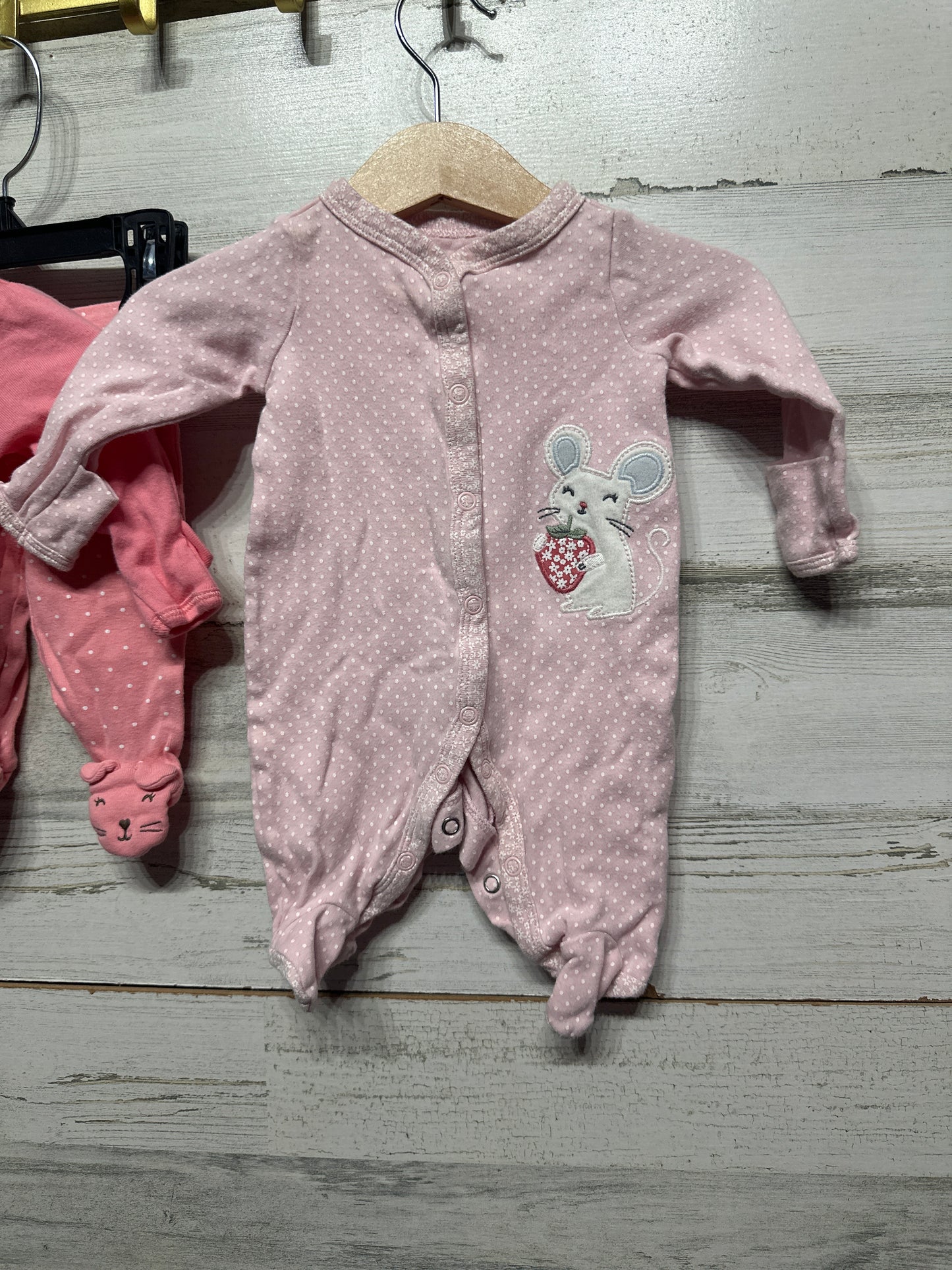 Newborn Girl Clothing Lot - Long Sleeves - 5 Pieces - Good Used Condition