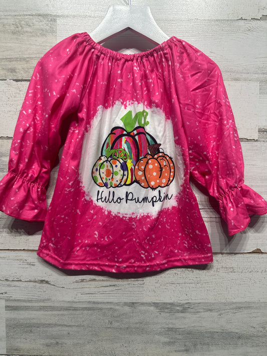 Girls Size 12-18m Hello Pumpkin Long Sleeve Dress - Very Good Used Condition