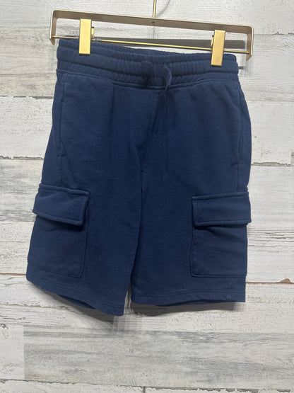 Boys Size 7 H&M Navy Blue Cargo Shorts - Very Good Used Condition