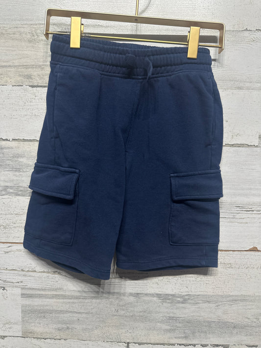 Boys Size 7 H&M Navy Blue Cargo Shorts - Very Good Used Condition