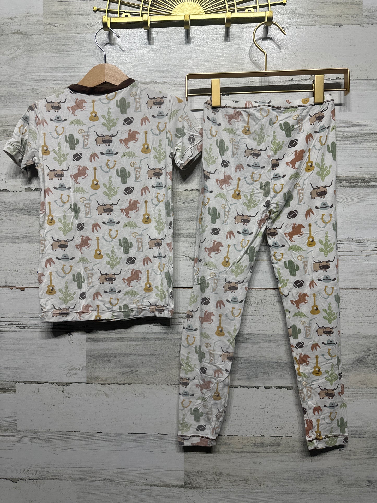 Boys Size 8 Kickee Pants Bamboo Pajama Set - Play Condition*