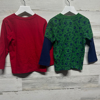 Boys Size 4t Garanimals Long Sleeve Tee Lot (2 pieces) - Good Used Condition