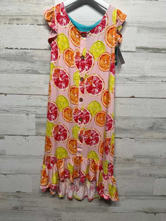 Size 10 Posh Peanut Bamboo Citrine Hi Low Dress - New With Tags