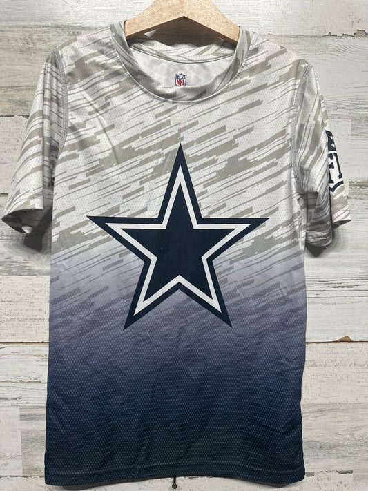 Boys Size 8 Small NFL Dallas Cowboys Shirt - Good Used Condition