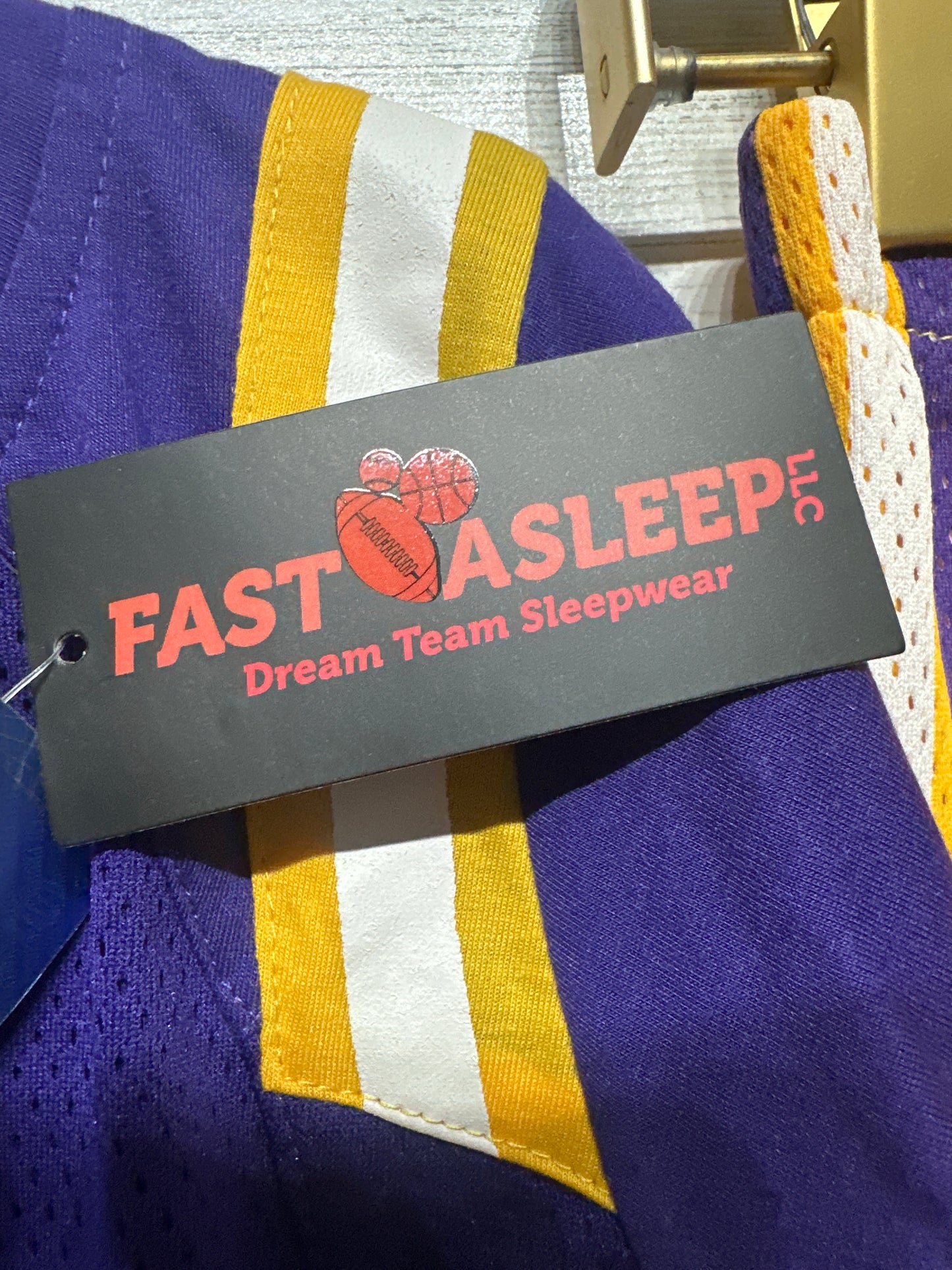 Boys 5t Fast Asleep Official Collegiate LSU Pajama Set - New With Tags
